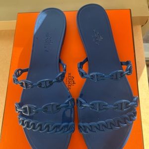 Hermes chaine d’ancre rivage slides sz 39